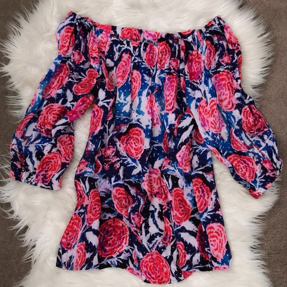 FUZZI • Watercolor Floral Top Blouse - Picture 5 of 5